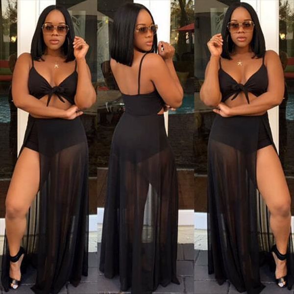 summer beach v neck wear womens dresses deep waist hollow out mesh maxi long overall sundress, Black;gray
summer beach v neck wear womens dresses deep waist hollow out mesh maxi long overall sundress, Black;gray