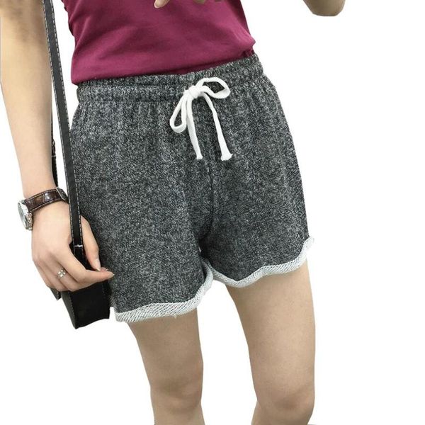 women's shorts viianles summer sports casual polyester women mid high waist solid home short trousers drawstring fitness, White;black
women's shorts viianles summer sports casual polyester women mid high waist solid home short trousers drawstring fitness, White;black
