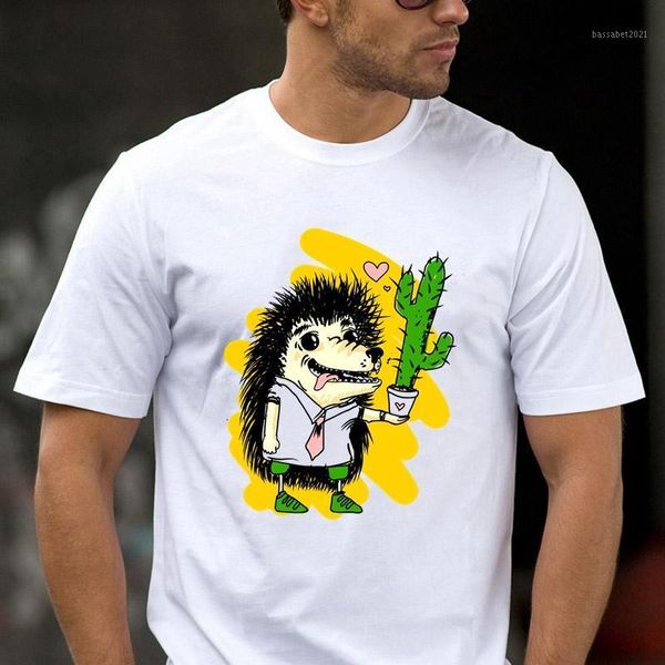 men's t-shirts triditya 50686# cool unisex t shirt hedgehog in love men's tshirt fashion o neck short sleeve  custom-made, White;black
men's t-shirts triditya 50686# cool unisex t shirt hedgehog in love men's tshirt fashion o neck short sleeve  custom-made, White;black