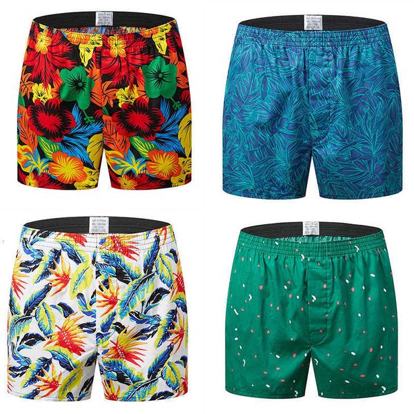 underpants mens summer shorts underwear boxers casual cotton sleep beach loose comfortable homewear panties, Black;white