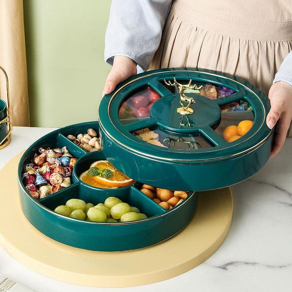 storage bottles & jars nordic elk ceramic multi-layer fruit plate household dividing candy box snack nut double layer dry
storage bottles & jars nordic elk ceramic multi-layer fruit plate household dividing candy box snack nut double layer dry