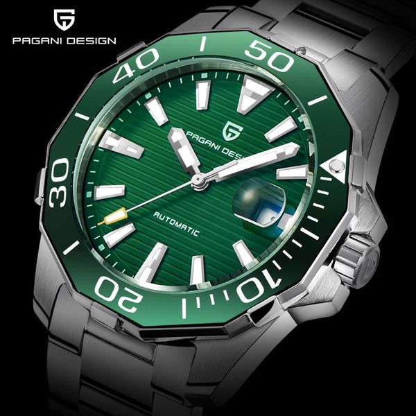 wristwatches pagani design 2021 brand men's business stainless steel clock blue military sports luxury waterproof watch reloj hombre, Slivery;brown
wristwatches pagani design 2021 brand men's business stainless steel clock blue military sports luxury waterproof watch reloj hombre, Slivery;brown