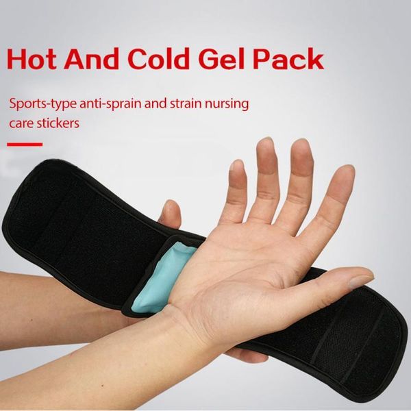 wrist support gel ice bag fitness sprain care palm multifunctional cold and compress foot arm pack, Black;red
wrist support gel ice bag fitness sprain care palm multifunctional cold and compress foot arm pack, Black;red