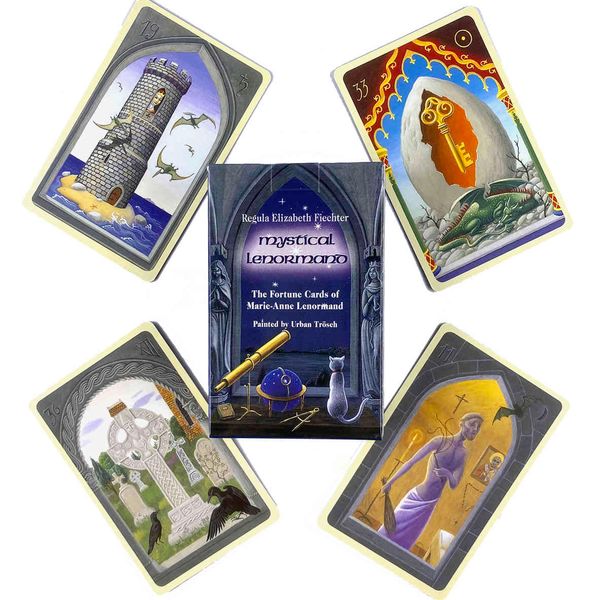 mystical lenormand oracles cards leisure party table game fortune-telling prophecy tarot deck with guide book
mystical lenormand oracles cards leisure party table game fortune-telling prophecy tarot deck with guide book