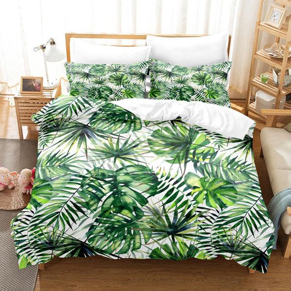 bedding sets 3d tropical leaves duvet cover flower pattern set for bedroom soft microfiber quilt covers home textile
bedding sets 3d tropical leaves duvet cover flower pattern set for bedroom soft microfiber quilt covers home textile