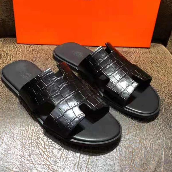 80% off shoes luxury men's big brand beach slippers leisure fashion outdoor leather sandals home indoor, Black
80% off shoes luxury men's big brand beach slippers leisure fashion outdoor leather sandals home indoor, Black