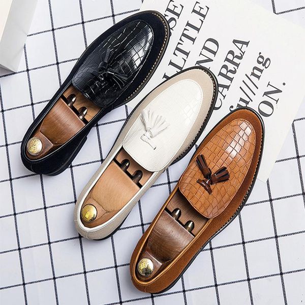classic daily business dress shoes men pu splicing tassel decoration set foot lefu low heel round head sewing casual dh301, Black
classic daily business dress shoes men pu splicing tassel decoration set foot lefu low heel round head sewing casual dh301, Black