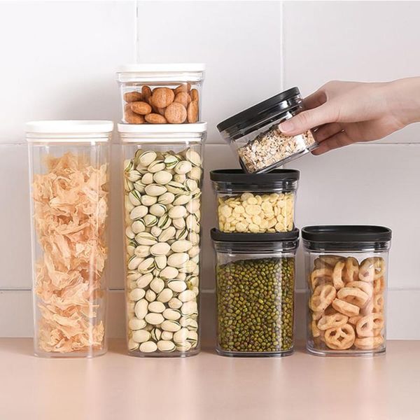 storage bottles & jars food container canister keep fresh clear grain multi-capacity kitchen supplies
storage bottles & jars food container canister keep fresh clear grain multi-capacity kitchen supplies