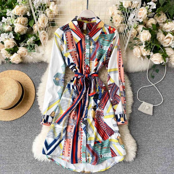 women vintage print dress autumn turn-down collar puff sleeve a line dress casual vacation bow sashes midi long dress 210419, Black;gray
women vintage print dress autumn turn-down collar puff sleeve a line dress casual vacation bow sashes midi long dress 210419, Black;gray