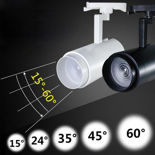 track light adjustable focusing lamp 20w 30w 40w cob rail spotlight fixtures ac85-265v for cloth store lights
track light adjustable focusing lamp 20w 30w 40w cob rail spotlight fixtures ac85-265v for cloth store lights