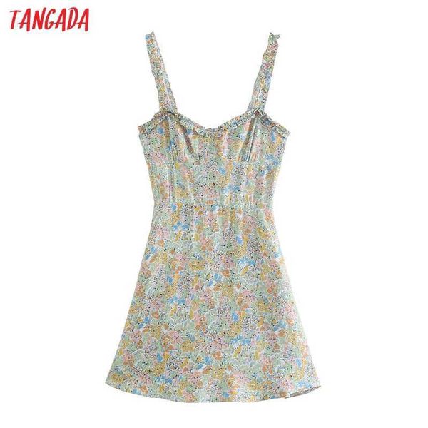 tangada fashion women flowers print ruffles dress sleeveless backless zipper female sundress 4n66 210609, Black;gray
tangada fashion women flowers print ruffles dress sleeveless backless zipper female sundress 4n66 210609, Black;gray