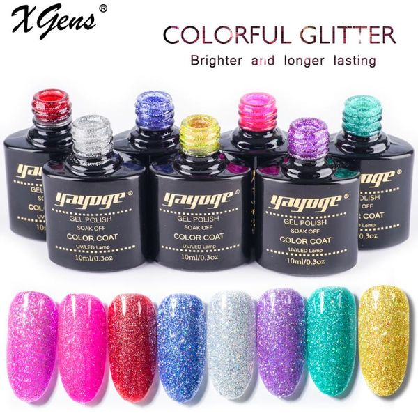 nail gel xgens 10ml holographic glitter 8 colors led uv polish manicure art colorful, Red;pink
nail gel xgens 10ml holographic glitter 8 colors led uv polish manicure art colorful, Red;pink