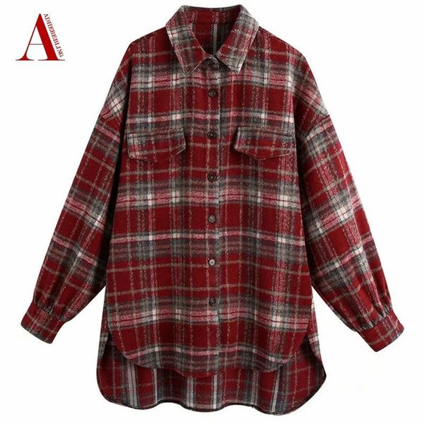 women's jackets adherebling vintage tweed plaid jacket women autumn patch pocket coat collared long sleeve button up shirt style, Black;brown
women's jackets adherebling vintage tweed plaid jacket women autumn patch pocket coat collared long sleeve button up shirt style, Black;brown