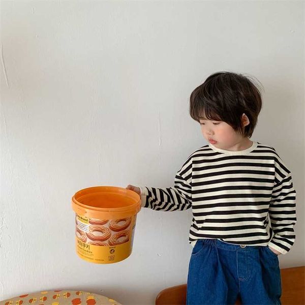 autumn loose long sleeve striped sweatshirts boys girls 2 colors cotton oversized clothes 211029, Black
autumn loose long sleeve striped sweatshirts boys girls 2 colors cotton oversized clothes 211029, Black