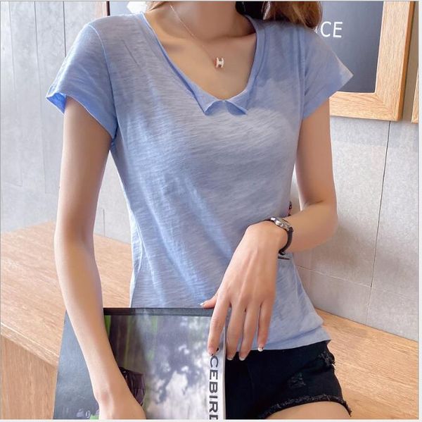 women's t-shirt brand 2021 t shirt women fashion tee short sleeve o-neck t-shirts for casual style female cl207, White
women's t-shirt brand 2021 t shirt women fashion tee short sleeve o-neck t-shirts for casual style female cl207, White