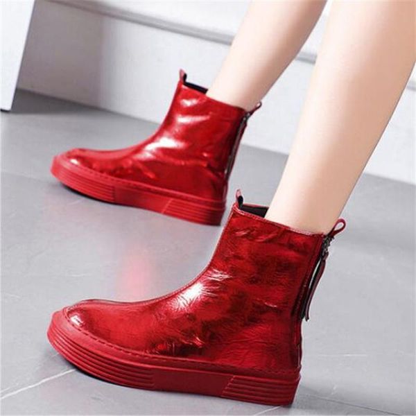 boots fashion snow booties women's autumn winter thick sole platform ankle boot round toe plush warm cotton shoes red brown black
boots fashion snow booties women's autumn winter thick sole platform ankle boot round toe plush warm cotton shoes red brown black