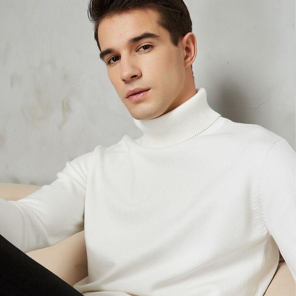 men's sweaters 8 color white turtleneck sweater men 2021 autumn winter thick warm slim fit pullover knitted male brand clothing, White;black
men's sweaters 8 color white turtleneck sweater men 2021 autumn winter thick warm slim fit pullover knitted male brand clothing, White;black