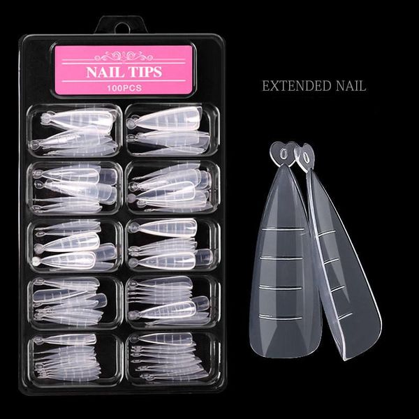 false nails 100pcs clear nail tips almond long style stiletto plastic uv gel french manicure full cover tip, Red;gold
false nails 100pcs clear nail tips almond long style stiletto plastic uv gel french manicure full cover tip, Red;gold