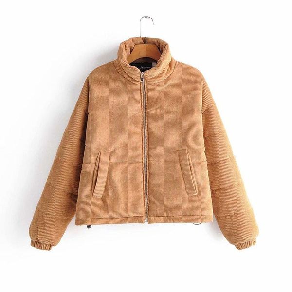 women's jackets woah sy88-339 european and american fashion corduroy jacket, Black;brown
women's jackets woah sy88-339 european and american fashion corduroy jacket, Black;brown