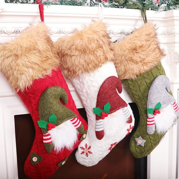 faceless doll knitting stocking large christmas knitted santa gnome socks candy gift bag decoration party
faceless doll knitting stocking large christmas knitted santa gnome socks candy gift bag decoration party