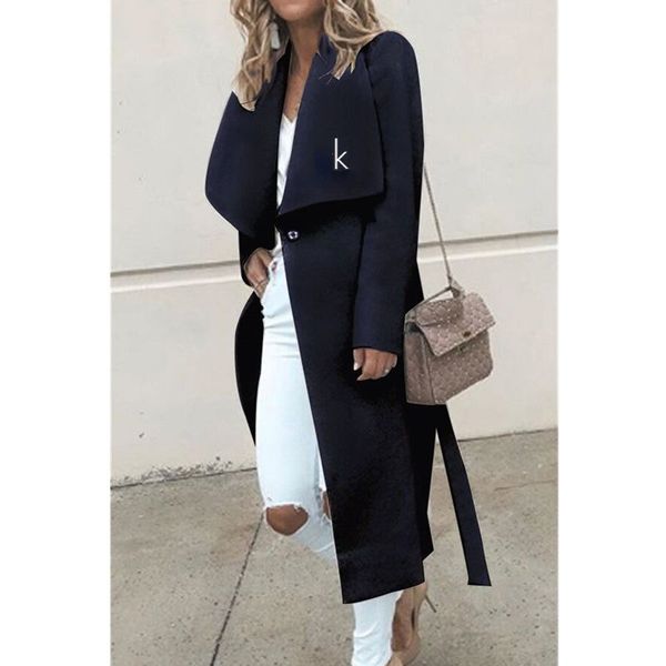 women's wool & blends designer european american loose autumn and winter long-sleeved woolen coats womens longs coat, Black
women's wool & blends designer european american loose autumn and winter long-sleeved woolen coats womens longs coat, Black