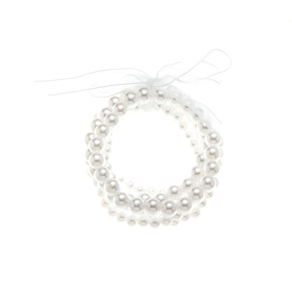 5pcs/set pearls beaded strands multiple layers bracelet white silk ribbons women wedding jewelry, Black
5pcs/set pearls beaded strands multiple layers bracelet white silk ribbons women wedding jewelry, Black