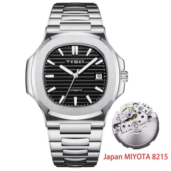 wristwatches tesen men s watch automatic mechanical business sapphire glass 316l stainless steel high strength waterproof, Slivery;brown
wristwatches tesen men s watch automatic mechanical business sapphire glass 316l stainless steel high strength waterproof, Slivery;brown
