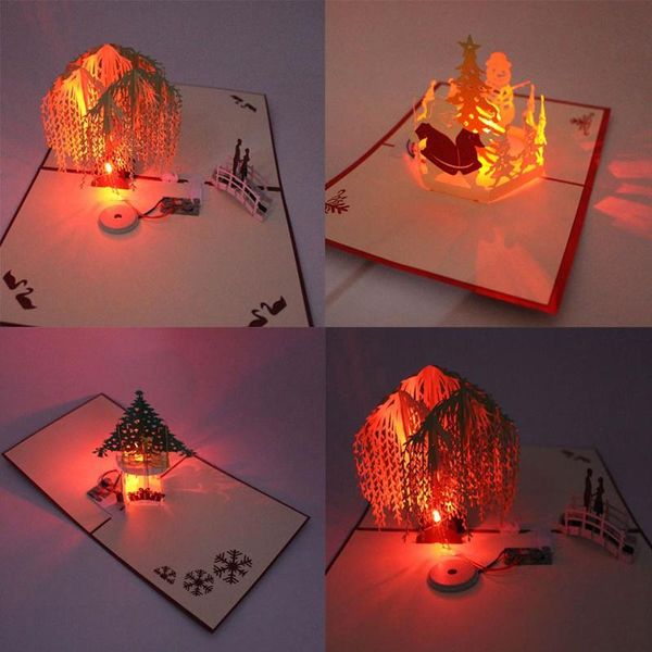 greeting cards 3d paper-cutting led christmas card handmade up postcard gifts glowing birthday music
greeting cards 3d paper-cutting led christmas card handmade up postcard gifts glowing birthday music