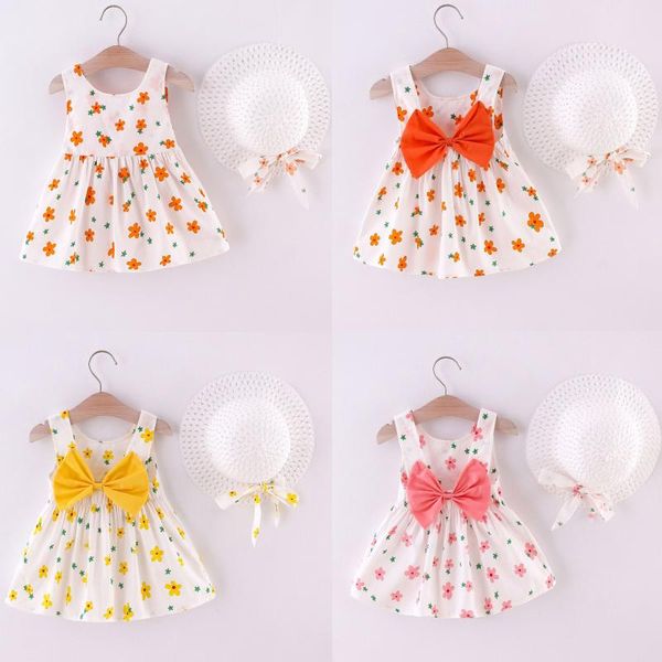 girl's dresses 2pcs/set girls dress+hat 2021 summer sleeveless bow-knot floral print princess for girl robe de soirée fille, Red;yellow
girl's dresses 2pcs/set girls dress+hat 2021 summer sleeveless bow-knot floral print princess for girl robe de soirée fille, Red;yellow