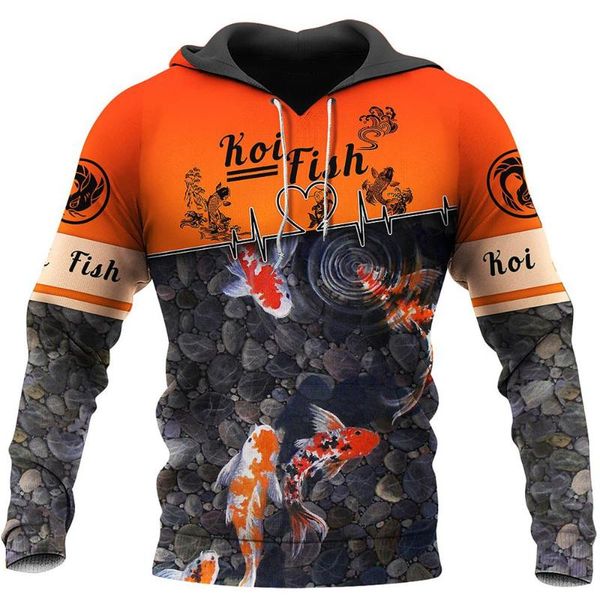 men's hoodies & sweatshirts style long sleeve beautiful koi fish 3d printing fashionable and comfortable zipper pullover sweatshirt/h, Black
men's hoodies & sweatshirts style long sleeve beautiful koi fish 3d printing fashionable and comfortable zipper pullover sweatshirt/h, Black