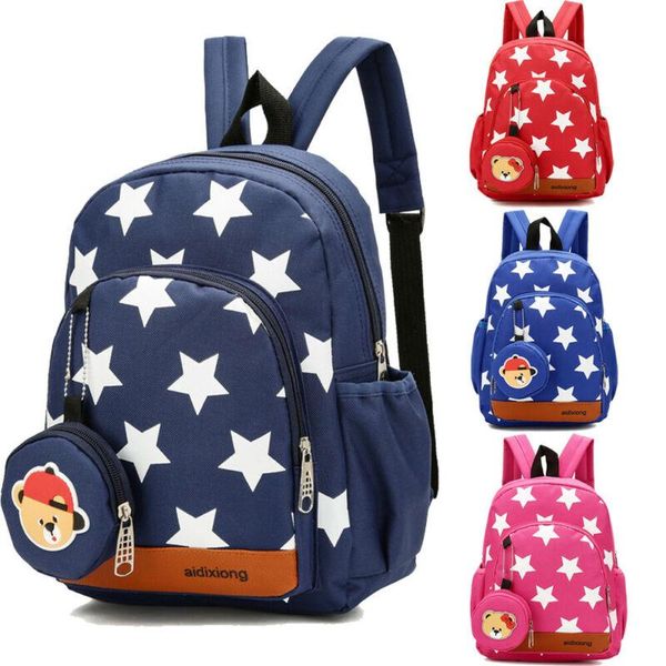 school bags baby children's bag cute stars cartoon printing kindergarten backpack boy girl universal
school bags baby children's bag cute stars cartoon printing kindergarten backpack boy girl universal