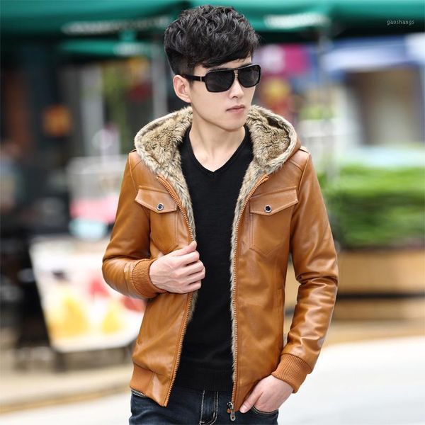 men's fur & faux m~3xl 2021 motorcycle leather clothing male teenage slim velvet thickening outerwear jacket singer costumes1, Black
men's fur & faux m~3xl 2021 motorcycle leather clothing male teenage slim velvet thickening outerwear jacket singer costumes1, Black