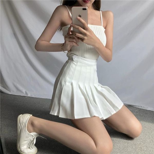 summer high waist anti failure womens skirt pleated playful white age reduction female casual college style clothes, Black
summer high waist anti failure womens skirt pleated playful white age reduction female casual college style clothes, Black