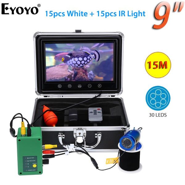 eyoyo 9 inch 1000tvl underwater camera for fishing infrared fish finder 15pcs white led + lamp fishfinder ecoscandaglio
eyoyo 9 inch 1000tvl underwater camera for fishing infrared fish finder 15pcs white led + lamp fishfinder ecoscandaglio