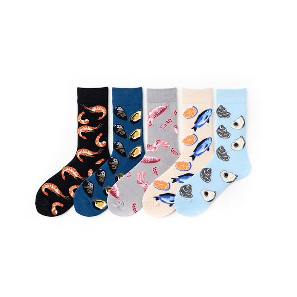 men's socks trendy fashion color men and women couple personality sockings wholesale seafood series cotton, Black
men's socks trendy fashion color men and women couple personality sockings wholesale seafood series cotton, Black
