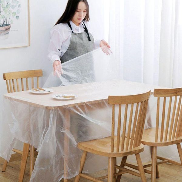 disposable table covers 1roll cloth party cover tablecloth 180x180cm/200x200cm