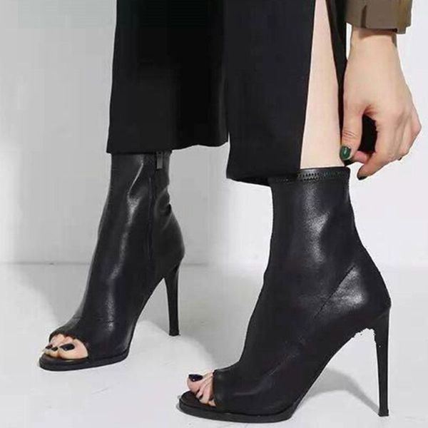 sandals open toe high heels zipper women's black punk party dress trendy stylish peep stiletto summer boots women
sandals open toe high heels zipper women's black punk party dress trendy stylish peep stiletto summer boots women