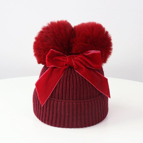 children's cute knitted hat woolen winter thicken warm baby hatfur ball ear wool letters caps & hats, Yellow
children's cute knitted hat woolen winter thicken warm baby hatfur ball ear wool letters caps & hats, Yellow