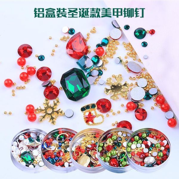 cross-border nail christmas alloy jewelry set snowflake rivet pearl diamond mixed stickers art decorations1, Silver;gold
cross-border nail christmas alloy jewelry set snowflake rivet pearl diamond mixed stickers art decorations1, Silver;gold