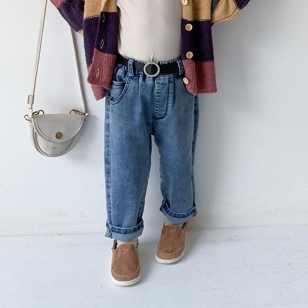 girl children denim pants casual elastic waist solid kids fashion jeans for baby 2 3 4 5 6 y toddler trousers, Blue
girl children denim pants casual elastic waist solid kids fashion jeans for baby 2 3 4 5 6 y toddler trousers, Blue