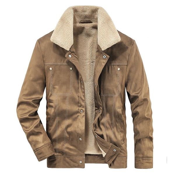 men's jackets moruancle winter warm suede and coats fleece lined thick thermal leather outerwear parkas plus size m-4xl, Black;brown
men's jackets moruancle winter warm suede and coats fleece lined thick thermal leather outerwear parkas plus size m-4xl, Black;brown