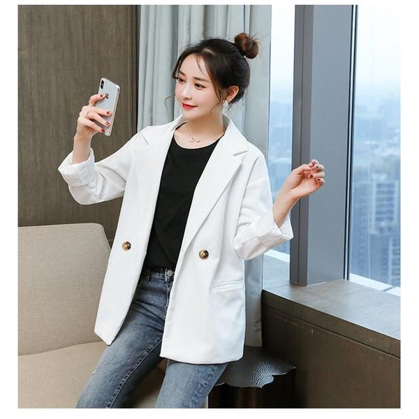 spring women outwear korean women's loose and slim casual suit solid color all-round simple coat xl jackets, Black;brown
spring women outwear korean women's loose and slim casual suit solid color all-round simple coat xl jackets, Black;brown
