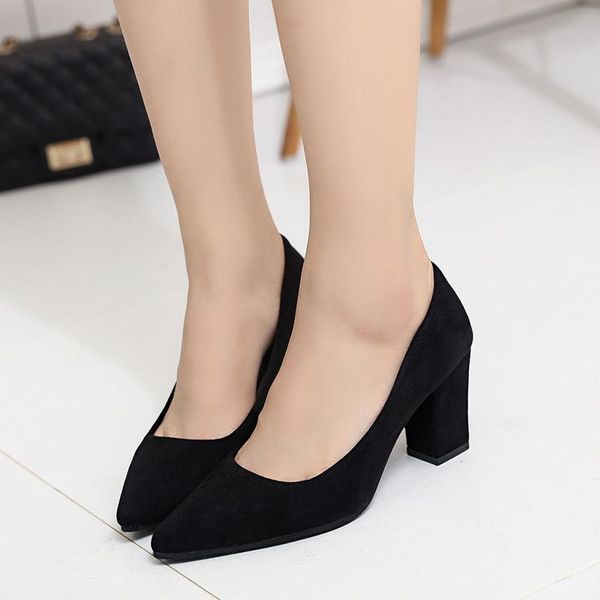 dress shoes womens pumps high heels woman stiletto female party office lady wedding square heel thick, Black
dress shoes womens pumps high heels woman stiletto female party office lady wedding square heel thick, Black
