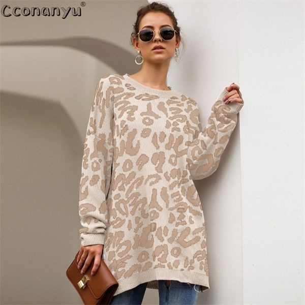 2021 autumn winter clothing ladies long sweater fashion womens loose pullovers and sweaters leopard print knitted sweater, White;black
2021 autumn winter clothing ladies long sweater fashion womens loose pullovers and sweaters leopard print knitted sweater, White;black