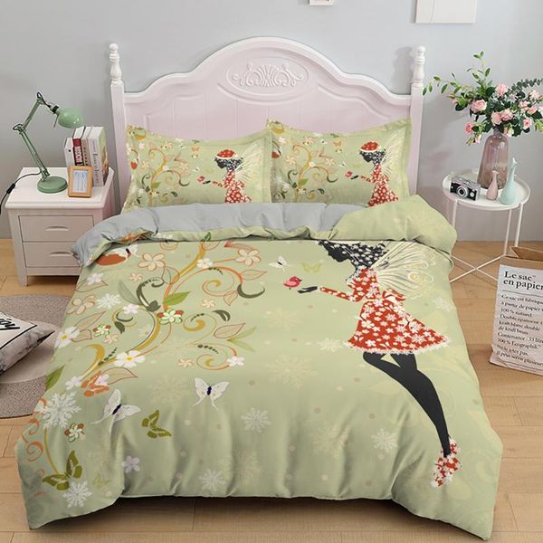 bedding sets pink fairy bedclothes printing duvet cover pillowcase set for girl bedroom home textile twin full size
bedding sets pink fairy bedclothes printing duvet cover pillowcase set for girl bedroom home textile twin full size