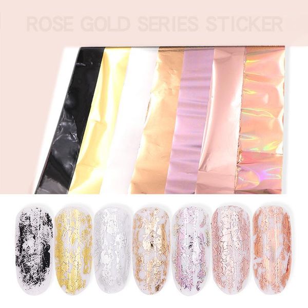 rose gold holographic nail foils starry sky glitter art transfer stickers paper tips1, Black
rose gold holographic nail foils starry sky glitter art transfer stickers paper tips1, Black