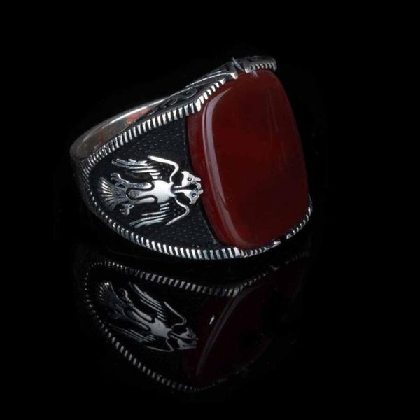 cluster rings men handmade silver ring with rectangle red agate stone and animal eagle motif, seljuk empire ring, solid 925 sterling, Golden;silver
cluster rings men handmade silver ring with rectangle red agate stone and animal eagle motif, seljuk empire ring, solid 925 sterling, Golden;silver