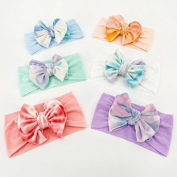 hair accessories tie-dye bows baby girls hairband golden velvet headbands soft elastic bands candy color nylon, Slivery;white
hair accessories tie-dye bows baby girls hairband golden velvet headbands soft elastic bands candy color nylon, Slivery;white