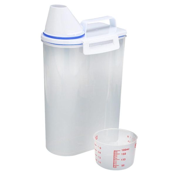 storage boxes & bins -2kg grain cereals bean rice plastic container with measuring cup
storage boxes & bins -2kg grain cereals bean rice plastic container with measuring cup
