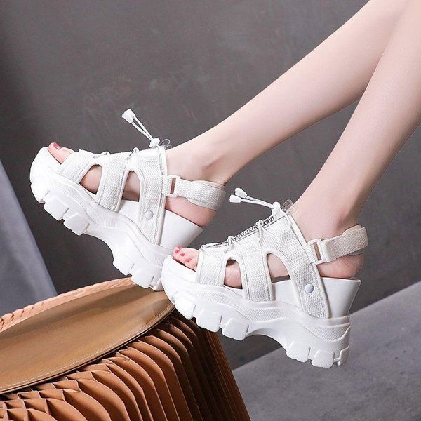 sandals slope heel casual sports women summer style wild thick-soled mesh fish mouth 10cm super high x809, Black
sandals slope heel casual sports women summer style wild thick-soled mesh fish mouth 10cm super high x809, Black